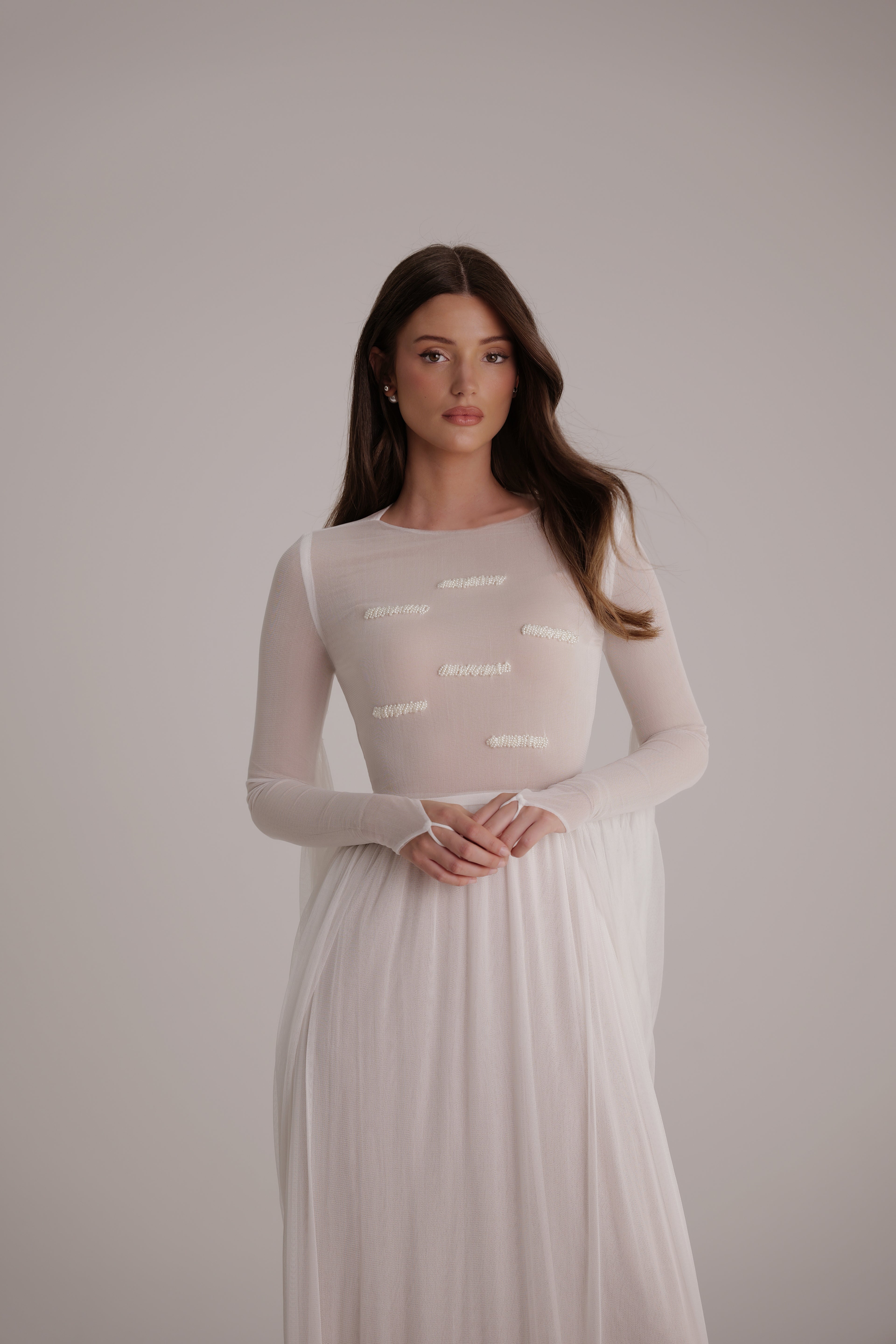 Alina Pearl Gown