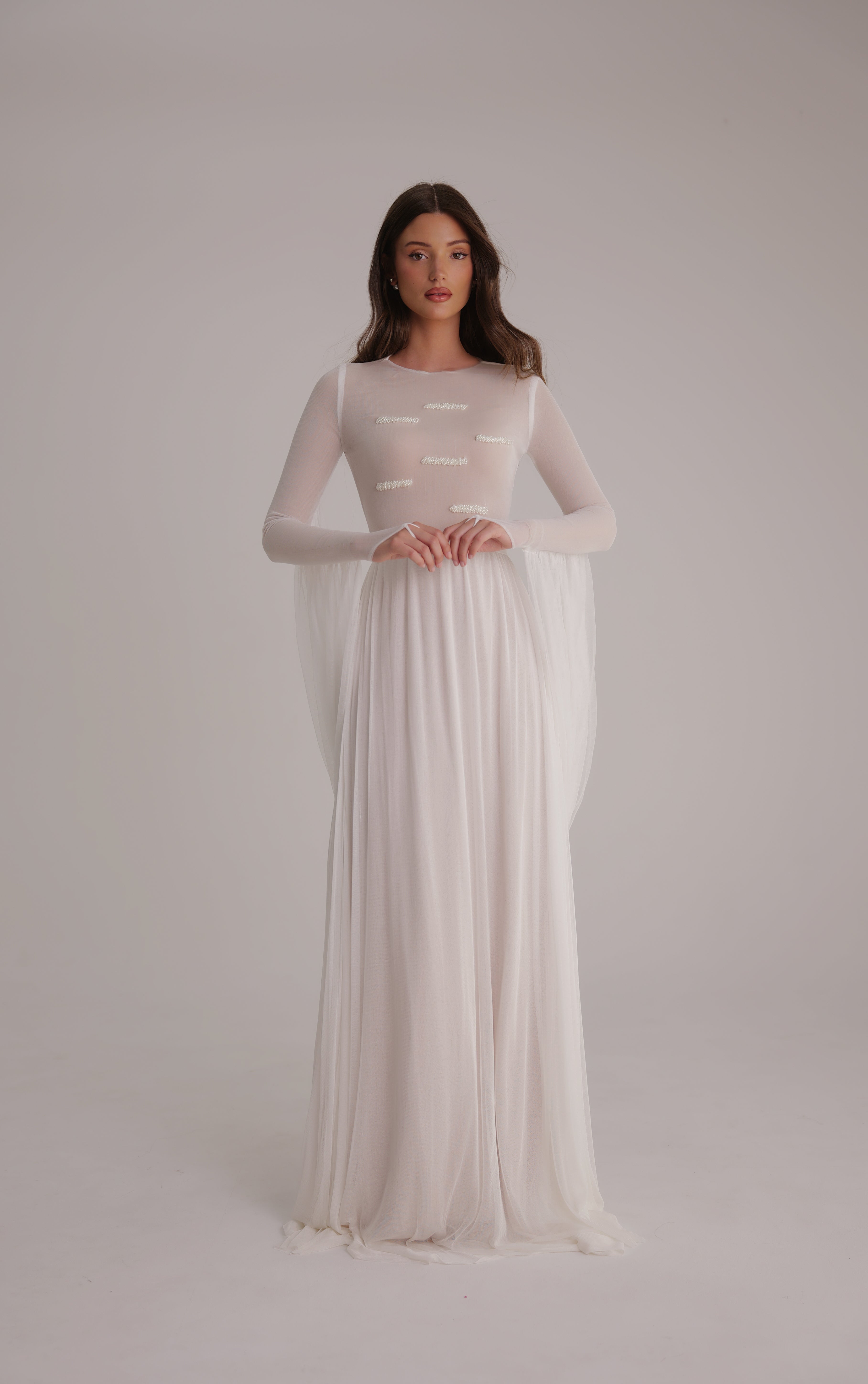 Alina Pearl Gown